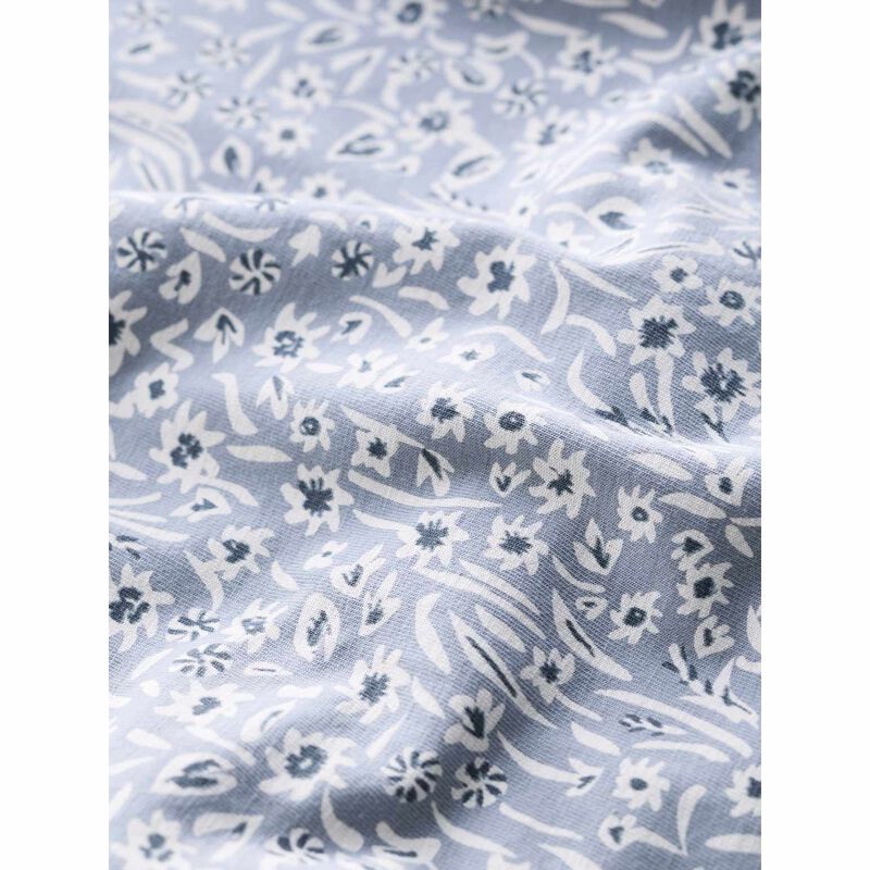 Seasalt Cornwall Wild Bouquet Dress Garden Lawn Heron image number 2