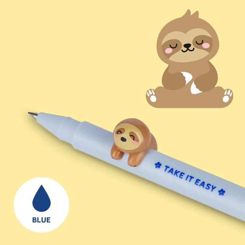 Legami Lovely Friends Gel Pen - Sloth image number 1