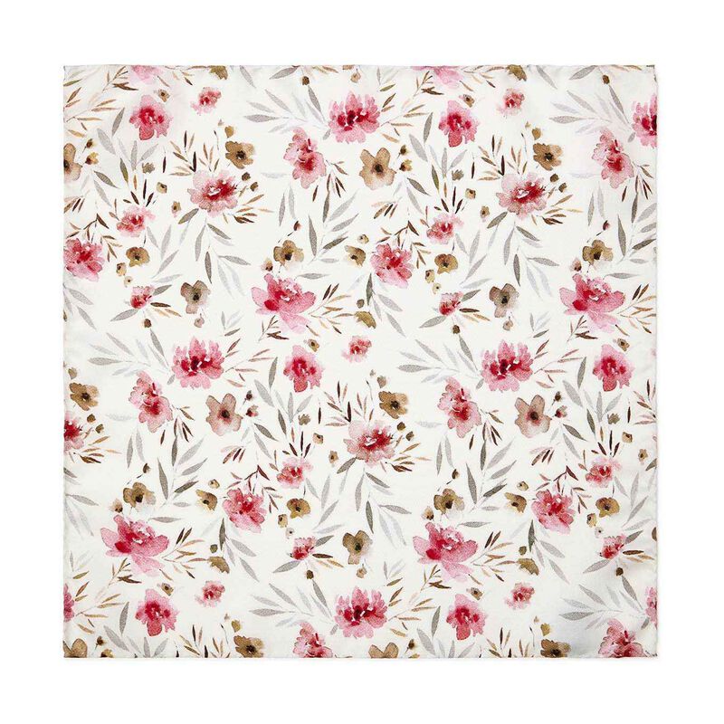 Cambridge Painted Floral Pocket Square image number 0