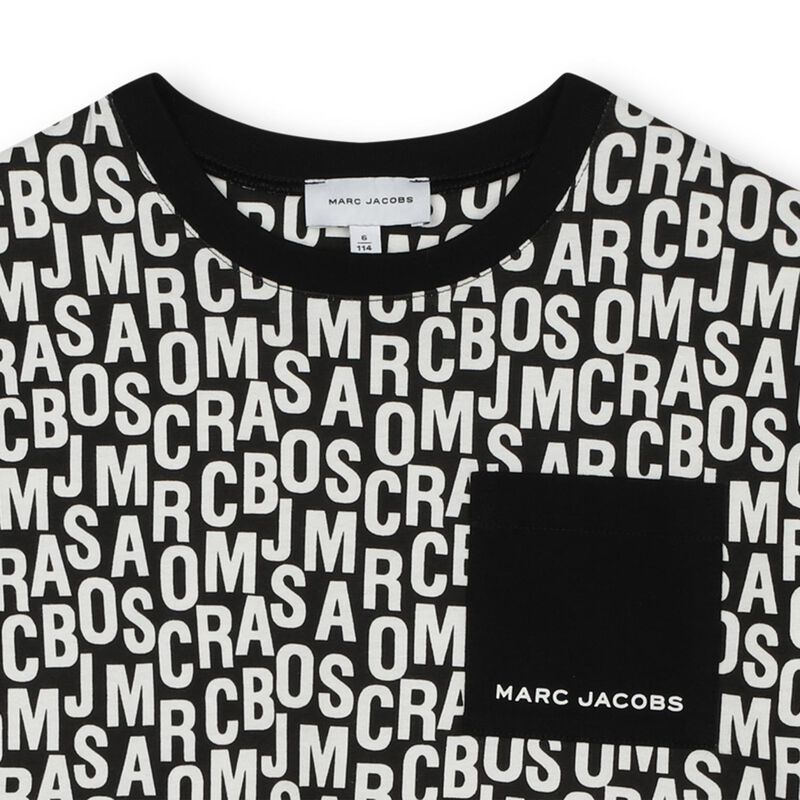 MARC JACOBS Jumbled Logo Aop T-Shirt 3Y - 6Y image number 2