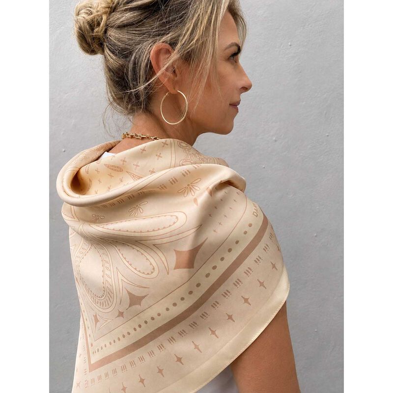 Dark Hampton X Ellie Compton The Burnett Silk Scarf image number 2