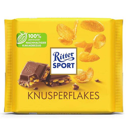 Ritter Sport Knusperflakes Chocolate Bar 100g