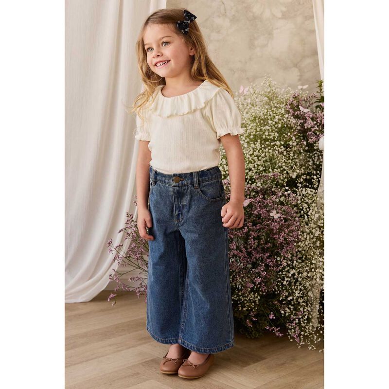 Jamie Kay Organic Cotton Pointelle Marlene Top 3-5Y image number 3