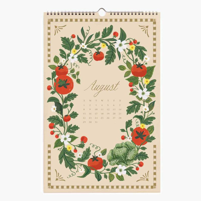 Rifle Paper Co. Botanical Garden 2027 Wall Calendar image number 3