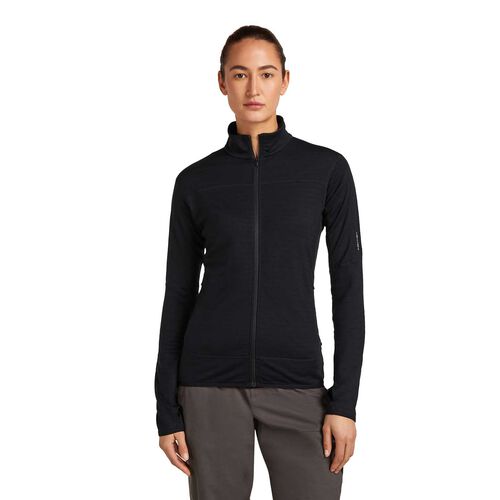 Icebreaker W Merino Blend 300 RealFleece Descender LS Zip