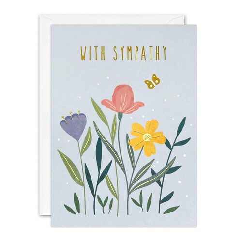James Ellis Stevens with Sympathy Card