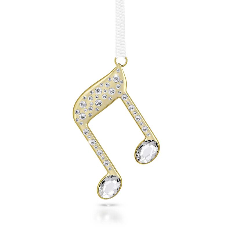 Swarovski Holiday Magic Double Music Note Ornament image number 0