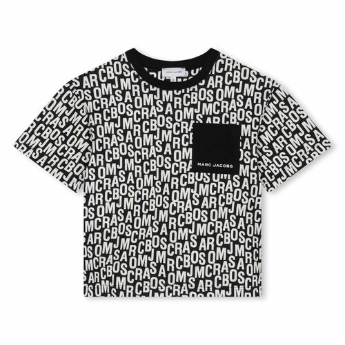 MARC JACOBS Jumbled Logo Aop T-Shirt 3Y - 6Y