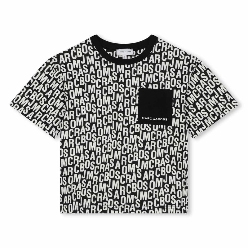 MARC JACOBS Jumbled Logo Aop T-Shirt 3Y - 6Y image number 0