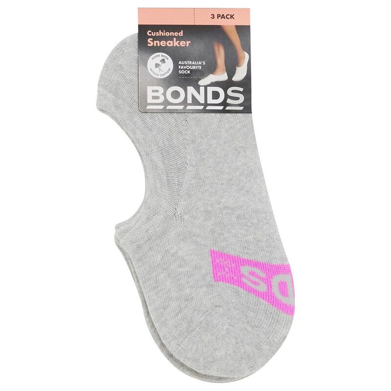 Bonds Logo Sneaker Socks - 3 Pack image number 8