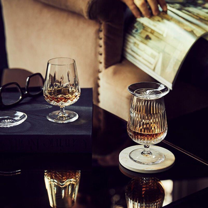 Waterford Connoisseur Lismore Rum Snifter & Tasting Cap 8oz Set of 2 image number 1
