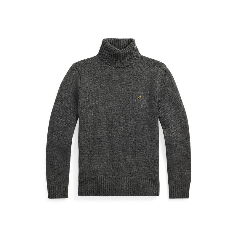 Polo Ralph Lauren Wool-Cashmere Pocket Turtleneck Sweater image number 2
