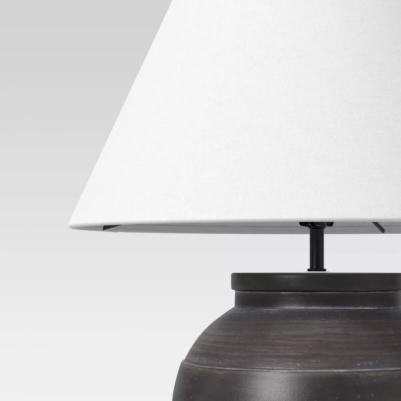 Capulet Potter Ceramic Table Lamp with Shade image number 1