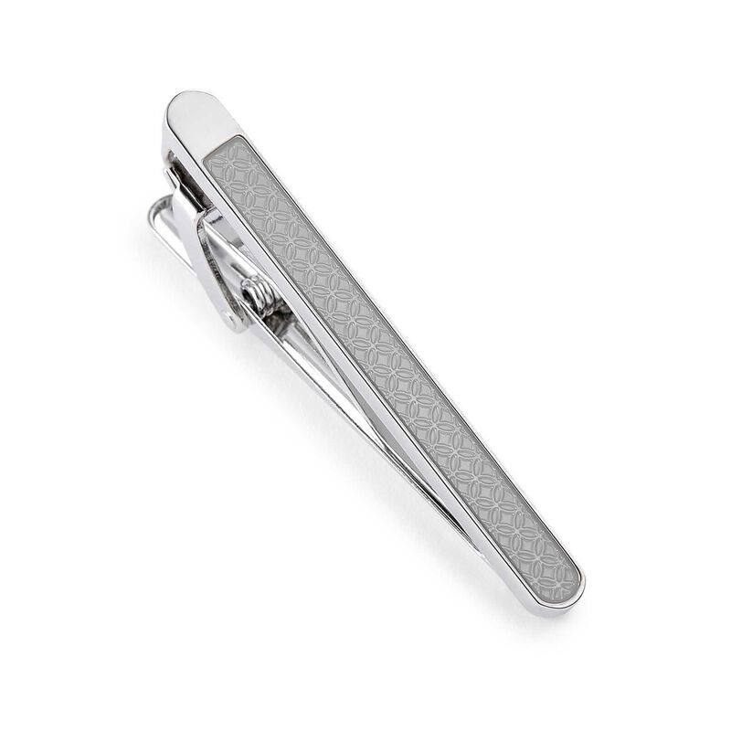 Cambridge Circles Tie Clip image number 0