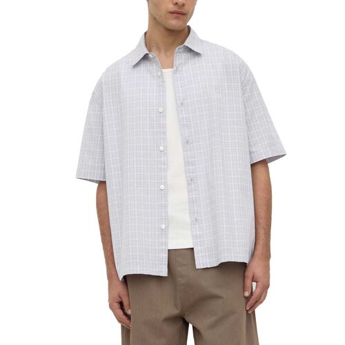 Assembly Label Jules Check Short Sleeve Shirt Cloud/Antique White