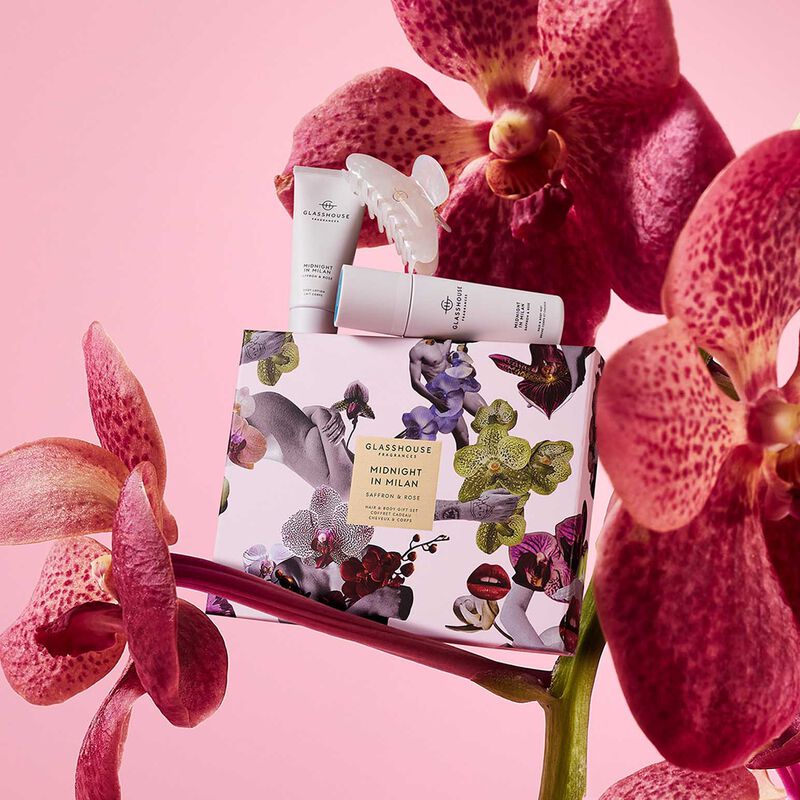 Glasshouse Fragrances Mother's Day Midnight In Milan Hair & Body Gift Set image number 2