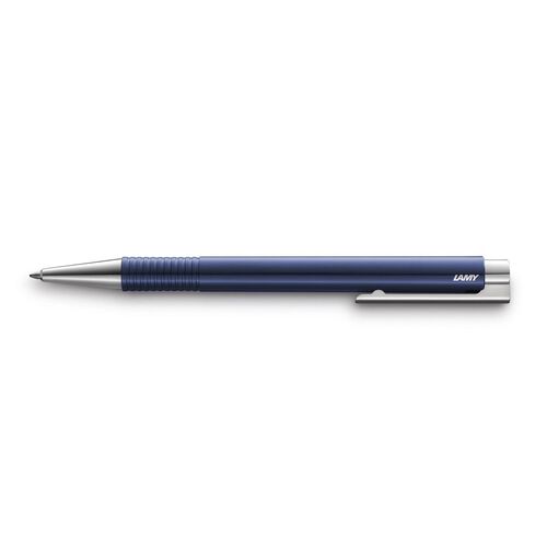LAMY Logo Ballpoint Plastic With Metal Clip Blue