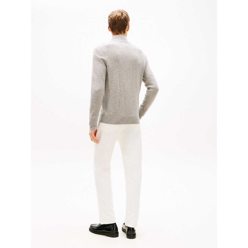 Tommy Hilfiger Pure Lambswool Half-Zip Jumper image number 1