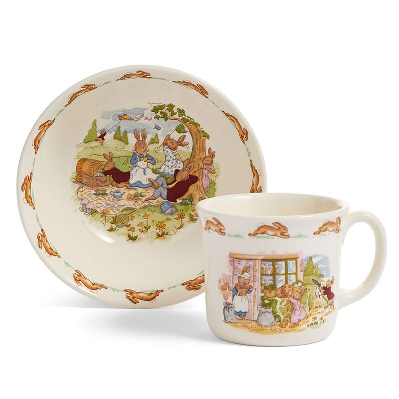 Royal Doulton Bunnykins Infant Bowl & Mug Set Of 2 image number 0