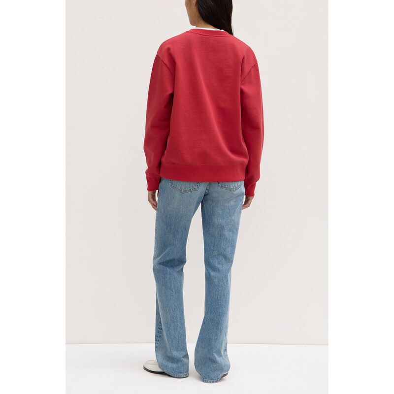 Assembly Label Womens Weekender Fleece Crew Goji image number 1