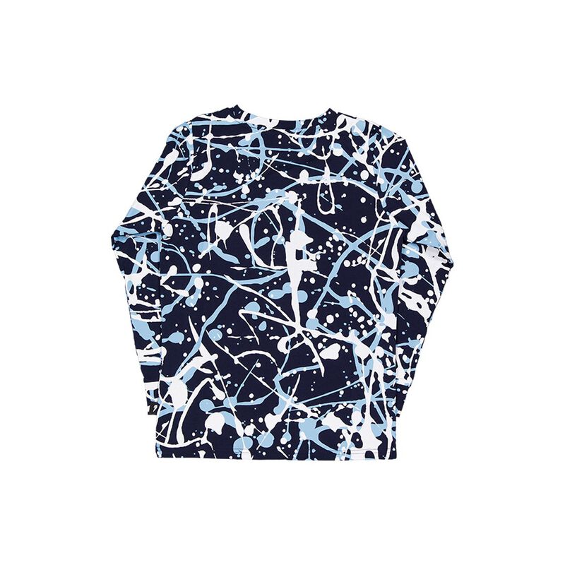 Radicool Dude Blue Splatter LS Tee image number 3