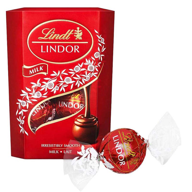 Lindt LINDOR Milk Mini Cornet&nbsp;50g image number 0