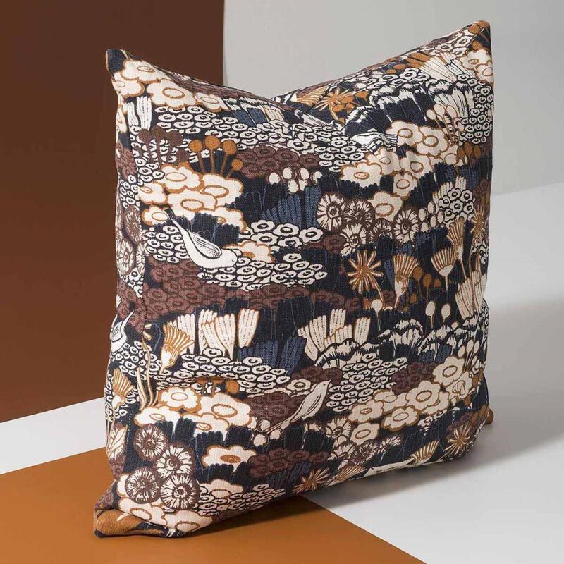 Citt&agrave; Bloomsbury Cushion Cover Midnight/Multi 55x55cm image number 1