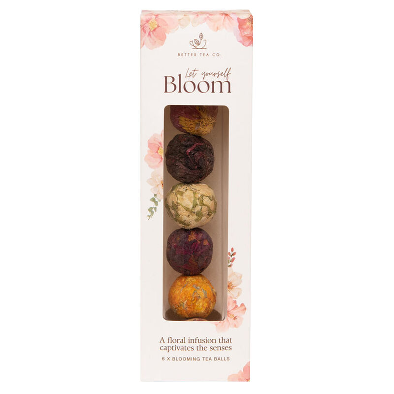 Better Tea Co. Blooming Tea Balls in Glass Tube 6 x 6g image number 0