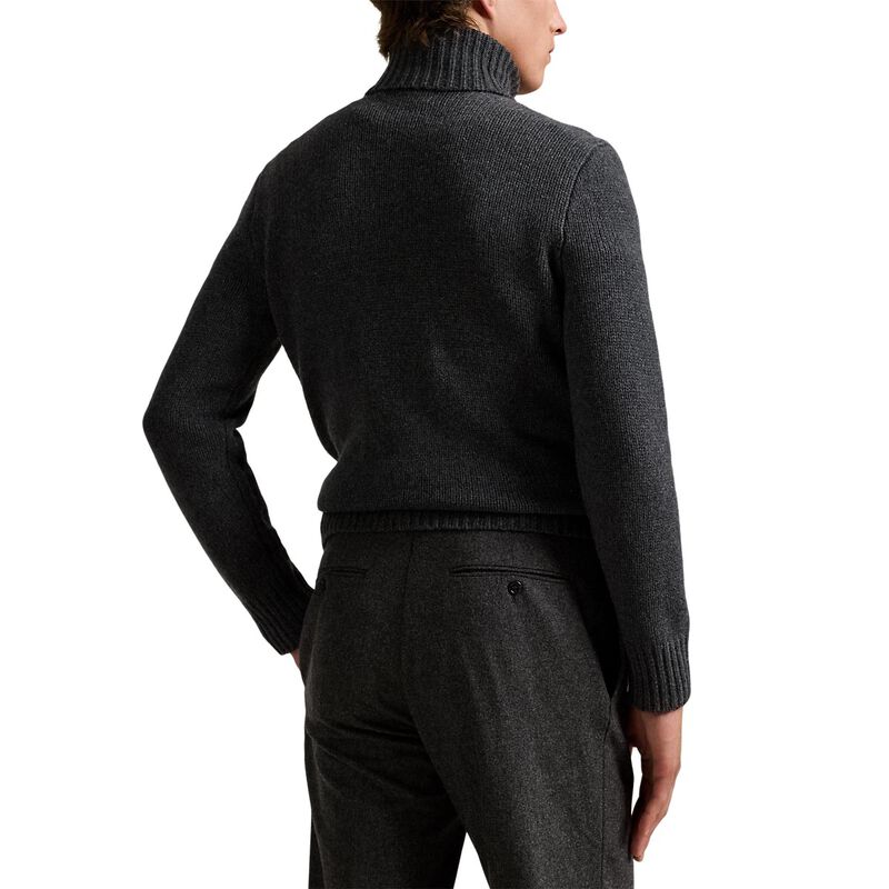 Polo Ralph Lauren Wool-Cashmere Pocket Turtleneck Sweater image number 1