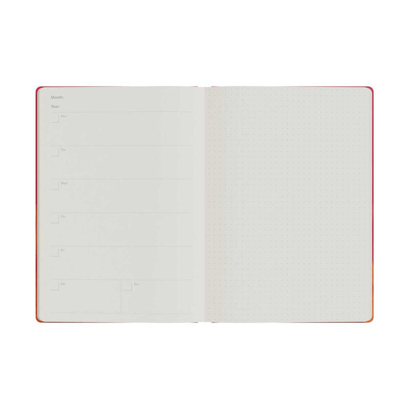 Jumble & Co A5 Week to View Undated Plan & Ponder Diary 2027 image number 1