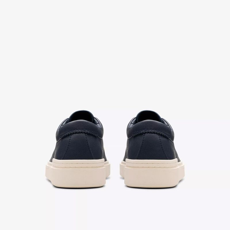 Clarks Mens Craft Swift Navy Leather image number 3