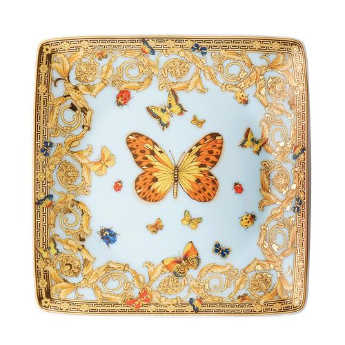 Versace Le Jardin De Versace Square Flat Dish 12cm
