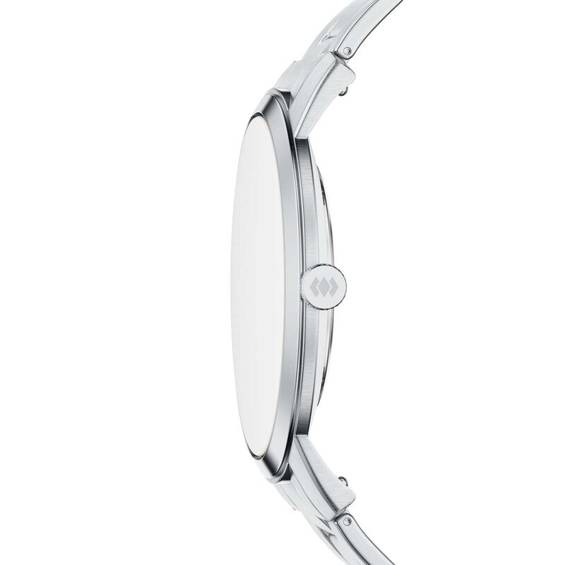 Fossil Minimalist 44mm Three-Hand Stainless Steel Watch image number 2