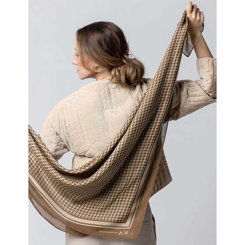 Dark Hampton The Dennison Cashmere Modal Scarf image number 3
