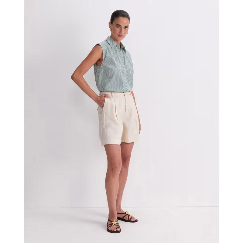 Sportscraft Jamie Linen Pleat Short image number 7