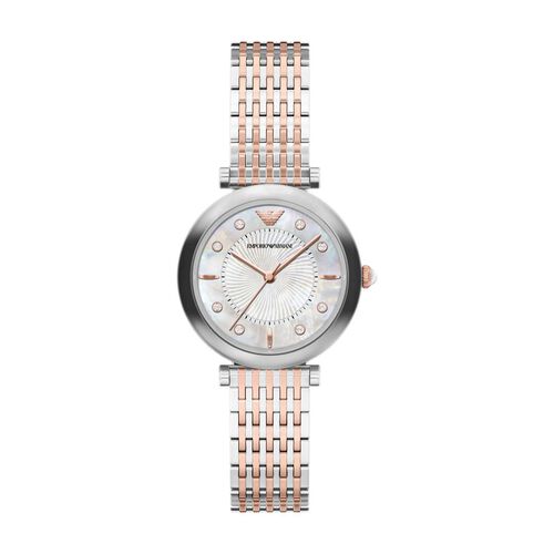 Emporio Armani Archelia Three-Hand Two-Tone Stainless Steel Watch