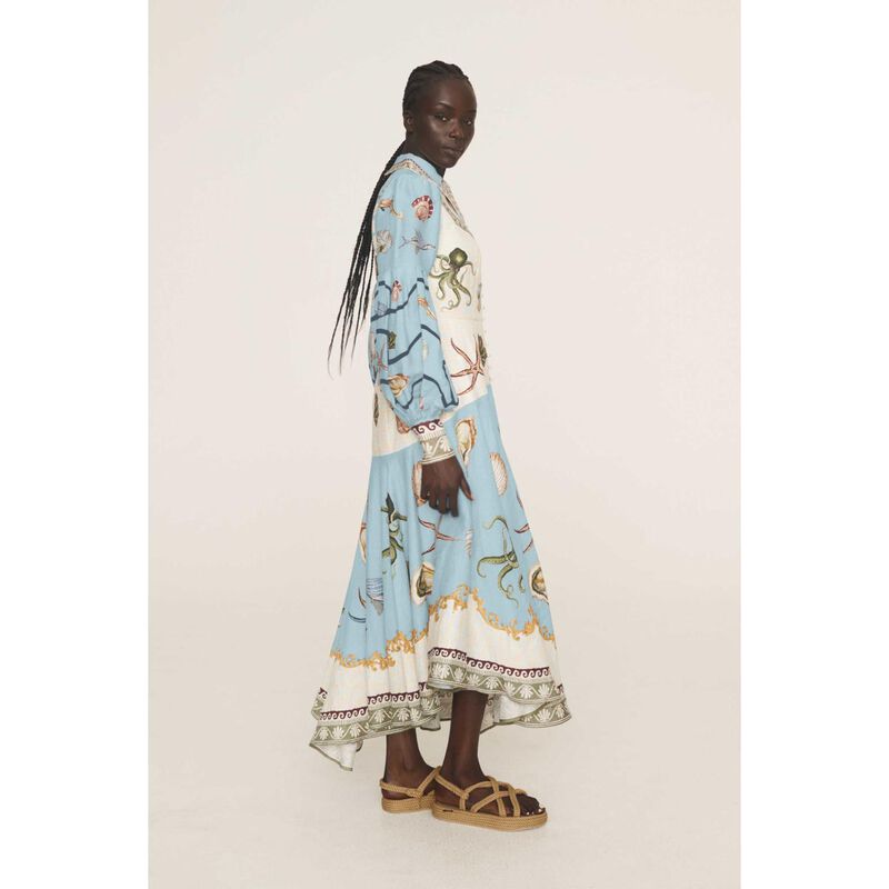 ALÉMAIS Bath House Shirtdress image number 3
