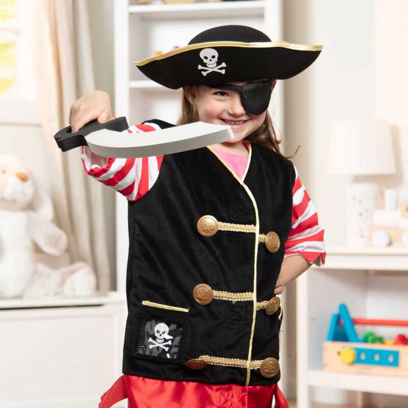 Melissa & Doug Pirate Role Play Costume Set image number 2