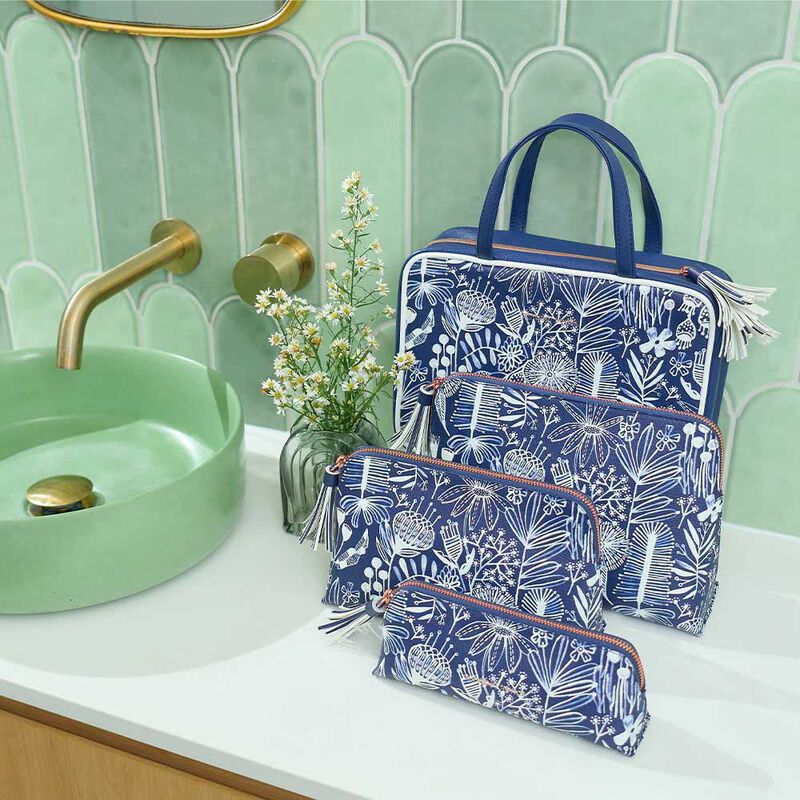 Annabel Trends Vanity Bag Mini - Navy Natives image number 1