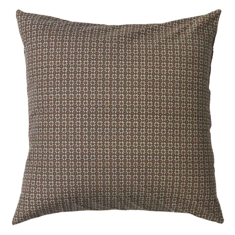 Citt&agrave; Porto Euro Pillowcase Cocoa/Miso 65x65cm image number 0