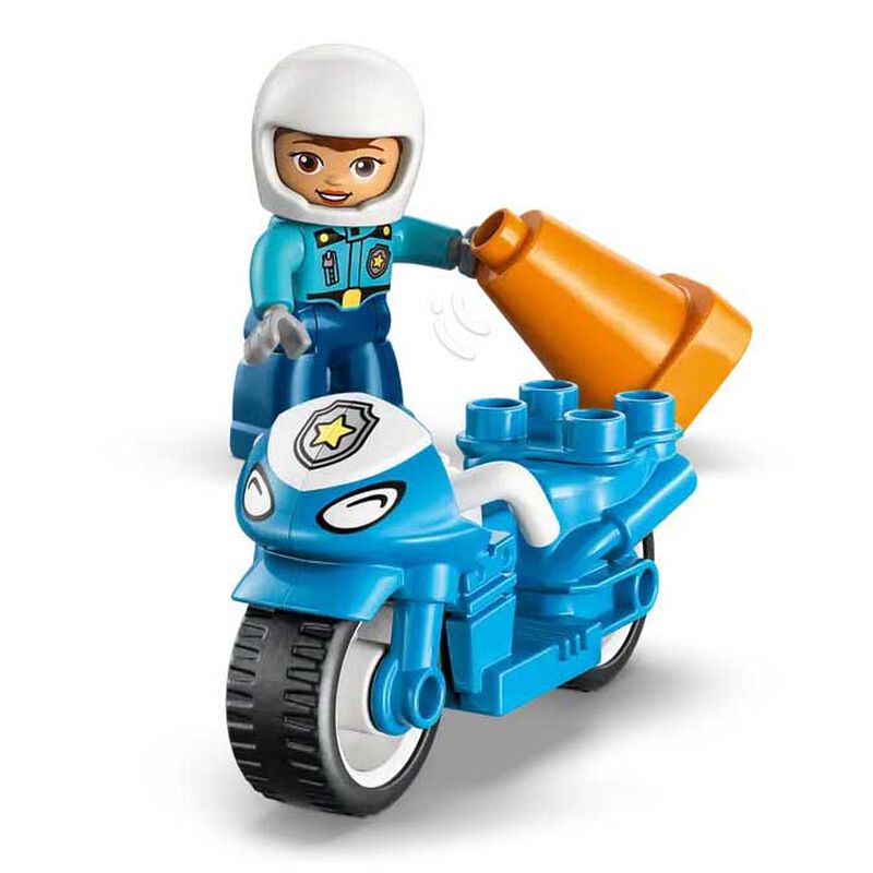 LEGO Duplo Blue Police Motorcycle image number 2