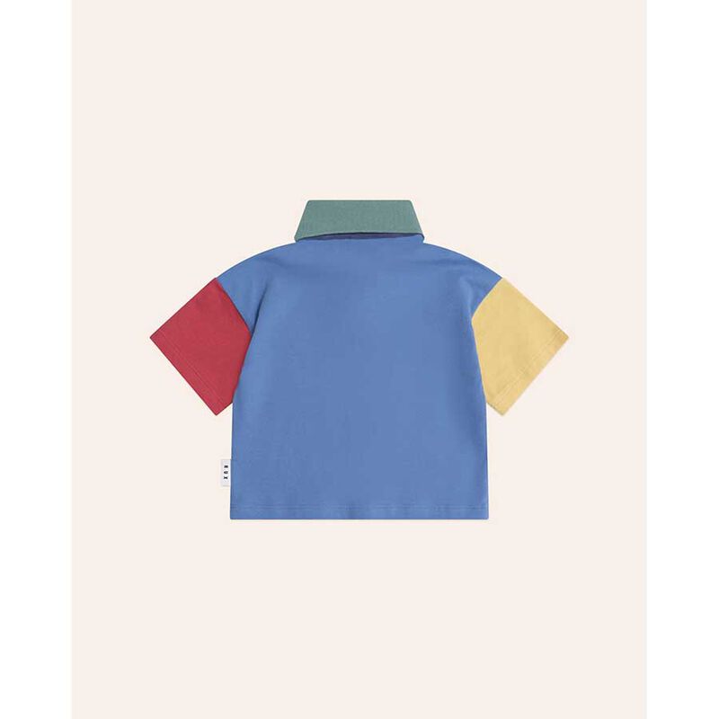 Huxbaby Colour Block Boxy Polo Tee 3-5Y image number 1