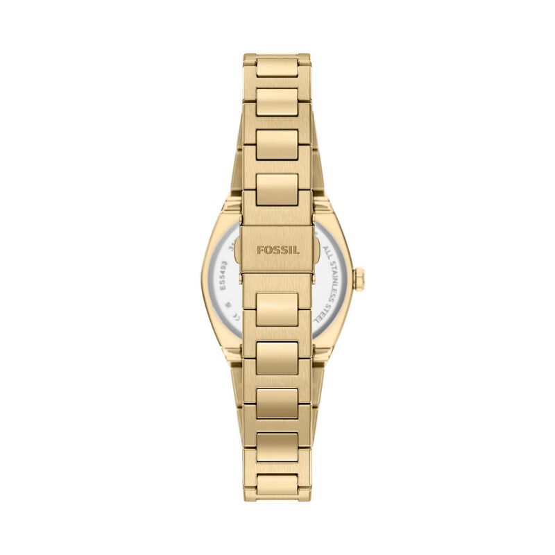 Fossil Everett 27mm Three-Hand Gold-Tone Stainless Steel Watch image number 1