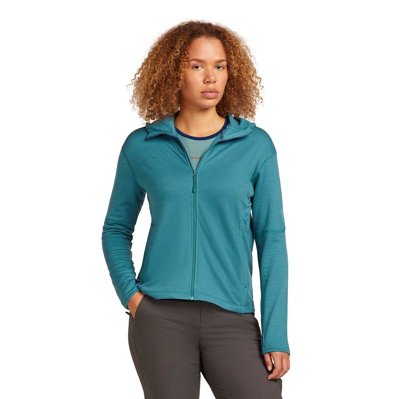 Icebreaker W Merino 360 RealFleece Elemental LS Zip Hoodie image number 0