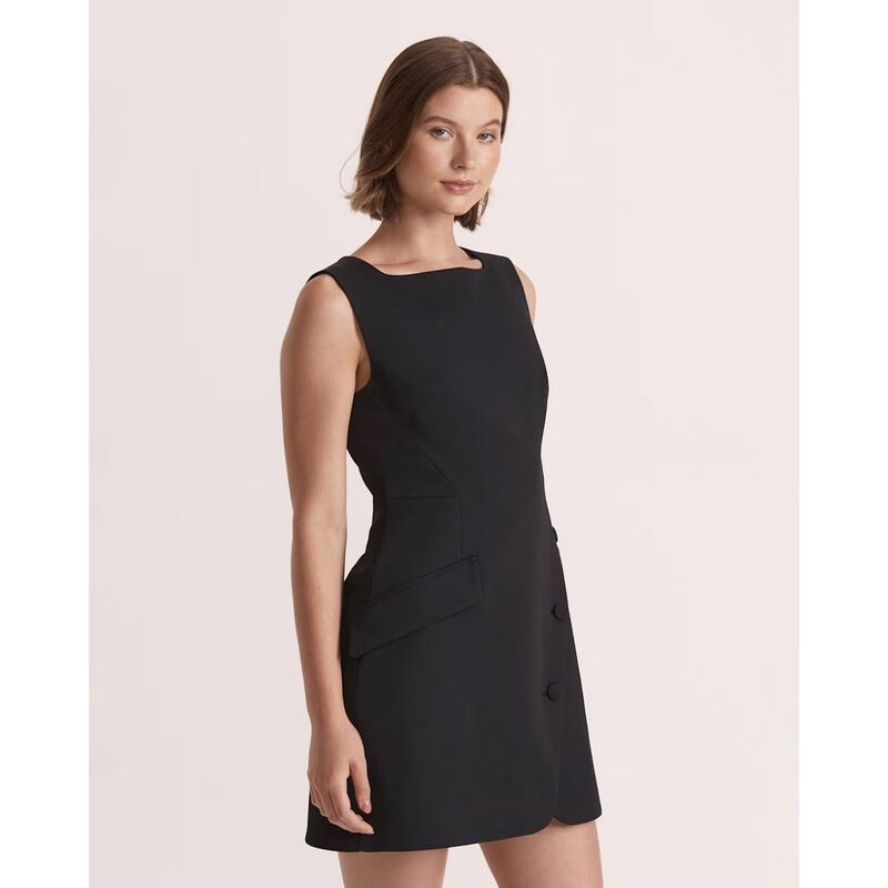 SABA Dharma Button Mini Dress image number 3