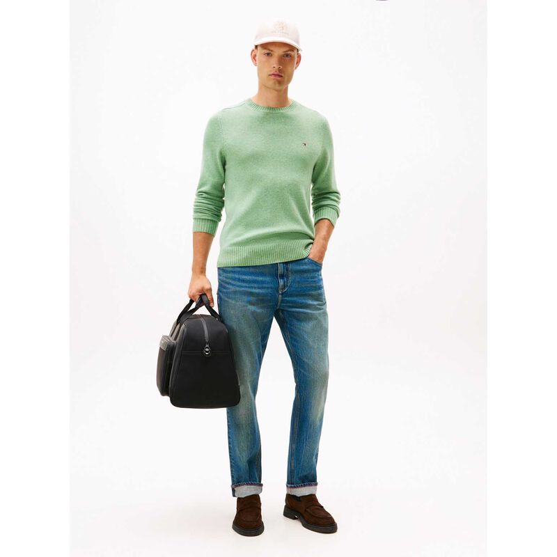 Tommy Hilfiger Pure Wool Crew Neck Jumper image number 3