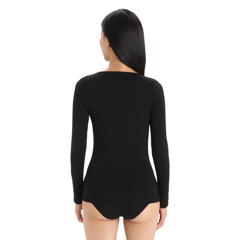 Icebreaker Womens Siren LS Sweetheart image number 1