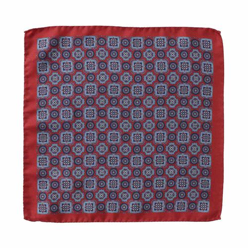 Cambridge Square Foulard Pocket Square
