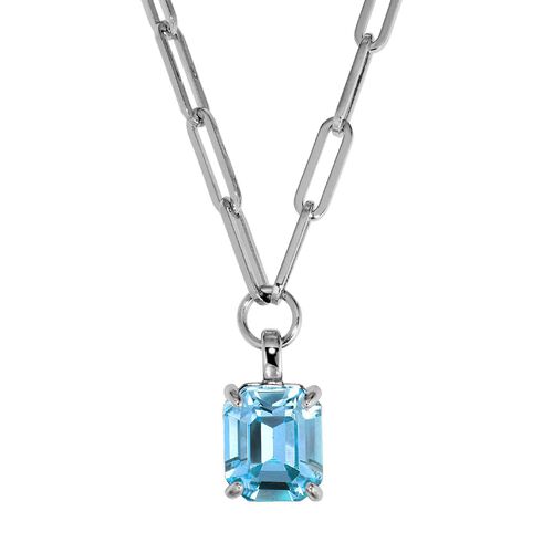 Dyrberg Kern Octa Ss Aqua Necklace