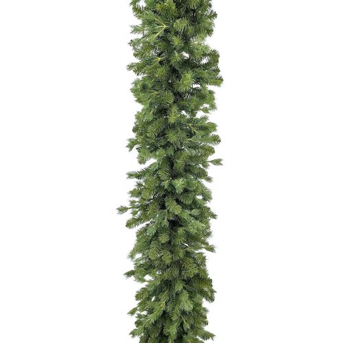 Real Touch Spruce Pine Garland 6' With 500 Tips & 100 LED Lights